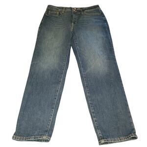 Old Navy Size 10 (32x27) OG Straight High Rise Tapered Hem Jeans S. S. Pockets